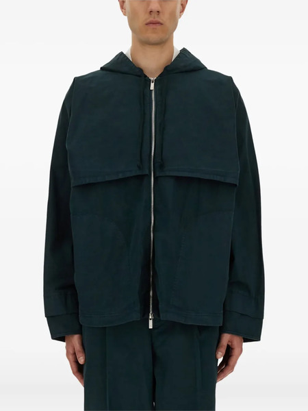  Helmut Lang Hooded Zip Jacket - Green 