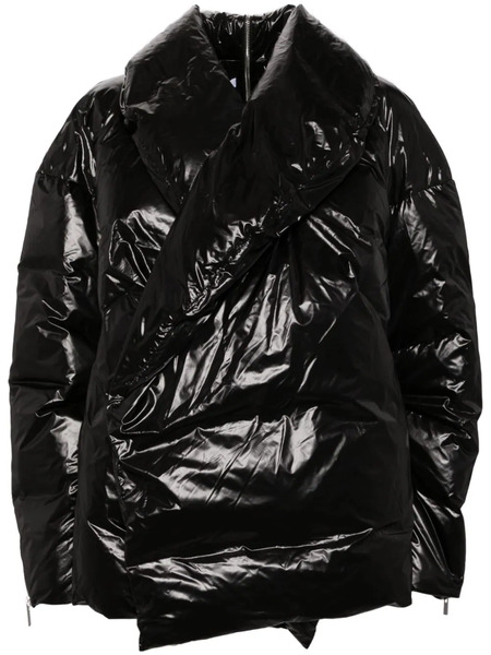  Helmut Lang Hook-and-eye Puffer Jacket - Black 