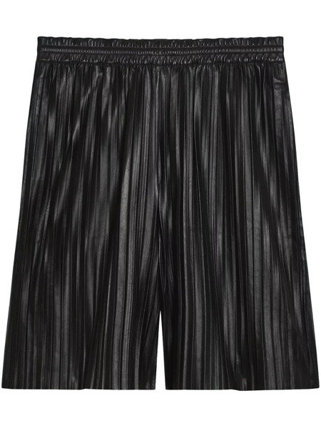  Helmut Lang Leather Shorts - Black 