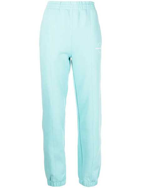  Helmut Lang Logo-embroidered Cotton Track Pants - Blue 