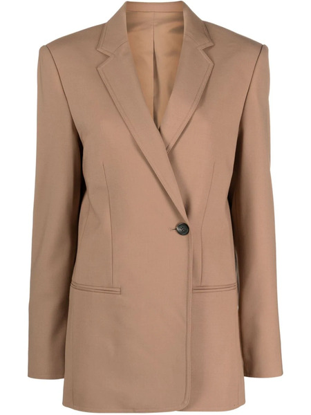  Helmut Lang Notched-lapels Tailored Blazer - Neutrals 