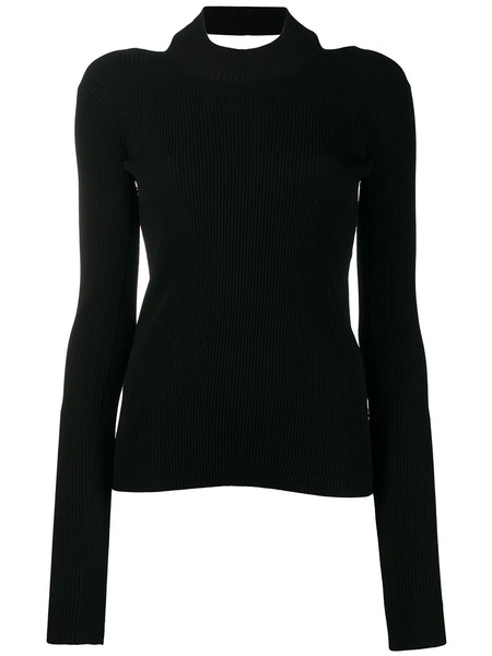  Helmut Lang Open Back Jumper - Black 