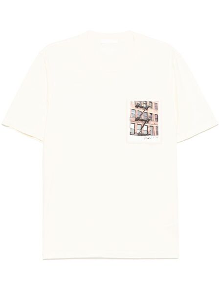 Helmut Lang Postcard T-shirt - Neutrals 