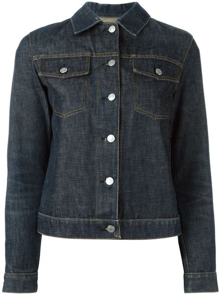  Helmut Lang Pre-owned 1999 Raw Denim Jacket - Blue 