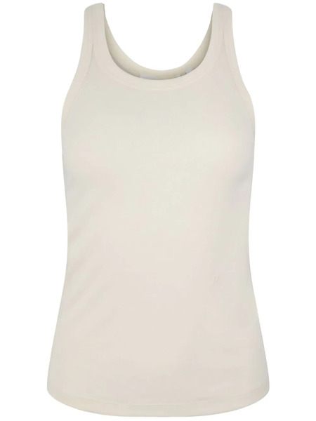  Helmut Lang Ribbed Tank Top - Neutrals 