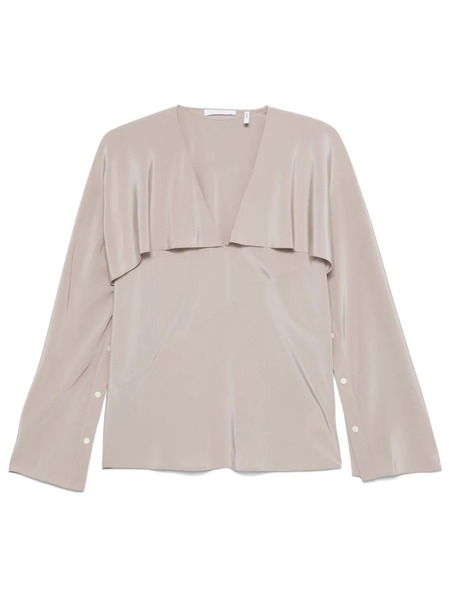  Helmut Lang Scarf Blouse - Grey 