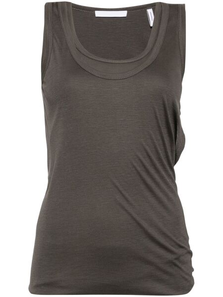  Helmut Lang Scoop-neck Tank Top - Green 