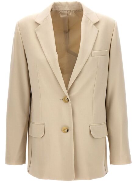  Helmut Lang Single-breasted Blazer - Brown 