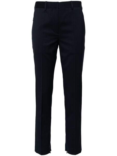  Helmut Lang Slim-fit Wool Trousers - Blue 