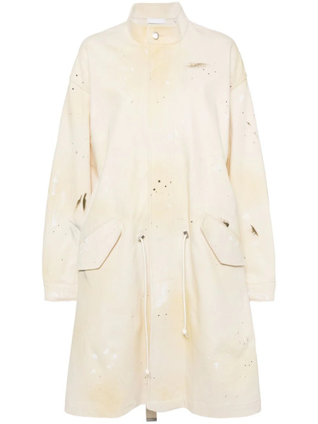  Helmut Lang Spary-painted-effect Coat - Neutrals 