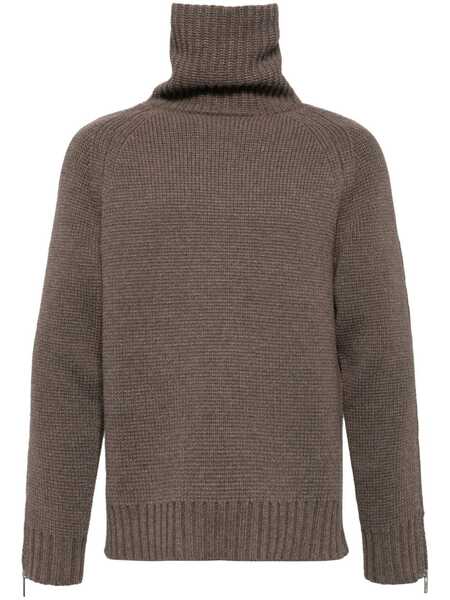  Helmut Lang Suitcase Turtleneck Jumper - Brown 