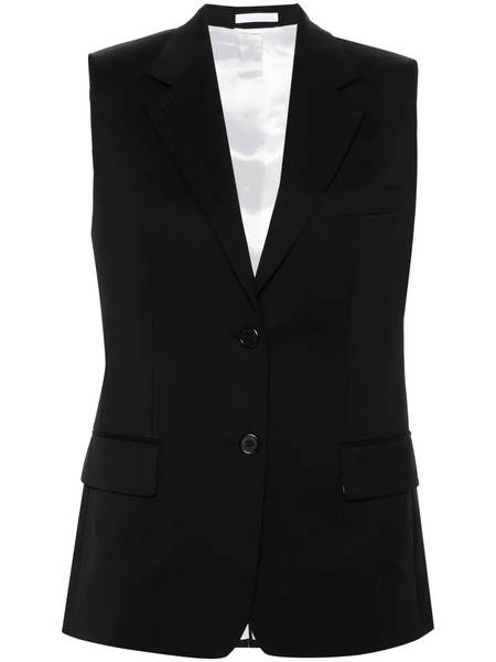  Helmut Lang Virgin-wool Tailored Gilet - Black 