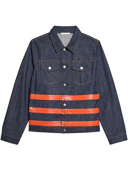 Helmut Lang Zip-detail Denim Trucker Jacket - Blue 
