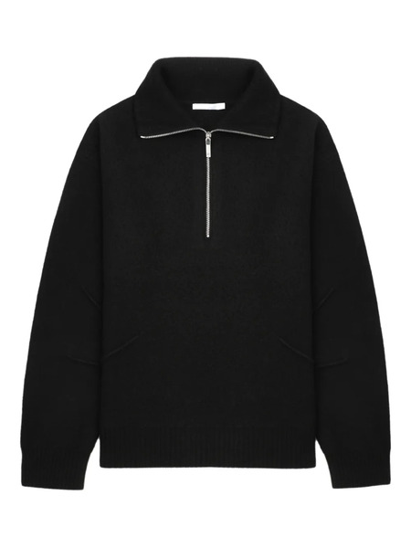  Helmut Lang Zip-up Sweater - Black 