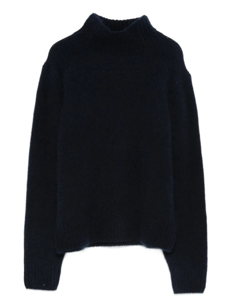  Hemisphere Funnel-neck Sweater - Blue 