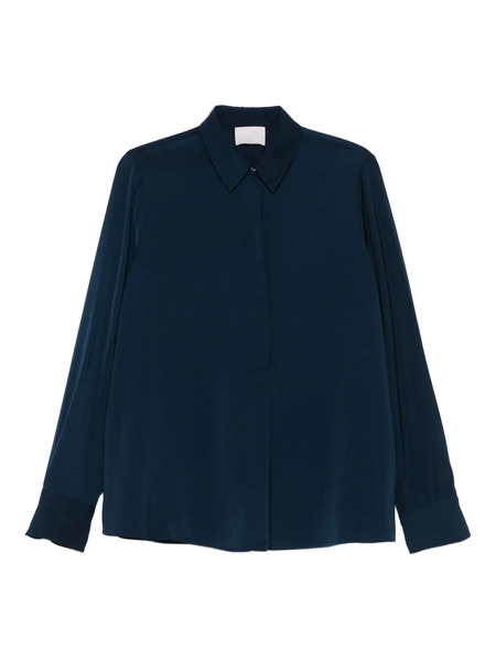  Hemisphere Long-sleeved Blouse - Blue 