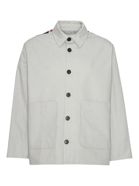  Henrik Vibskov Buttoned Printed Jacket - Grey 