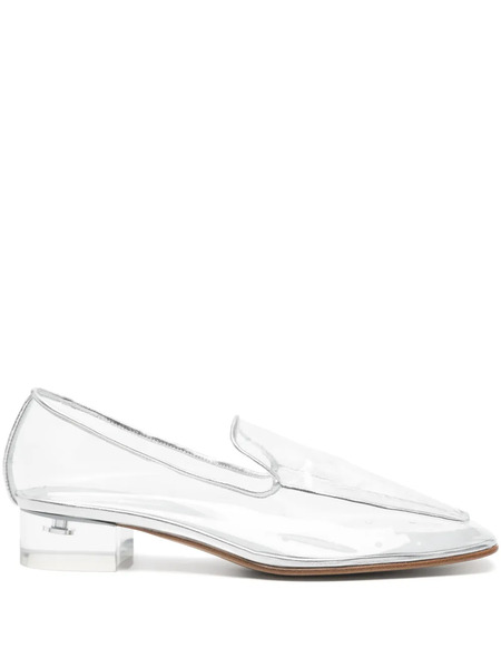  Herbert Levine Square-toe Loafers - White 