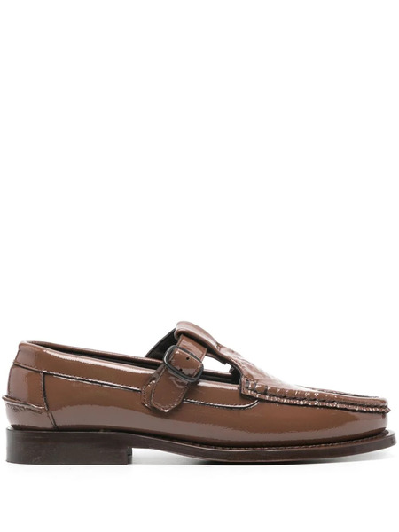  Hereu Alber Patent Loafers - Brown 