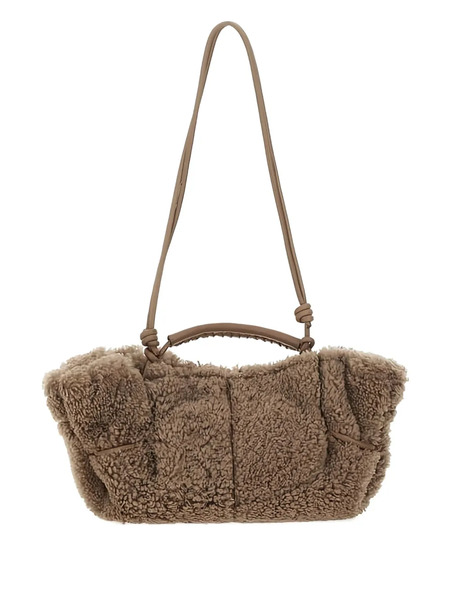 Hereu Braided Handle Shoulder Bag - Grey 