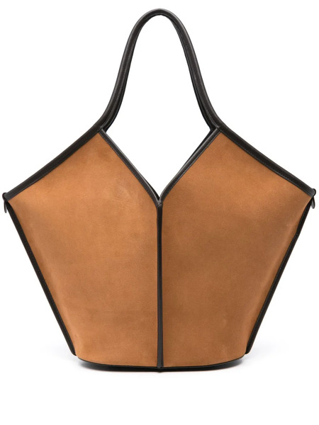  Hereu Calella Leather Tote Bag - Brown 