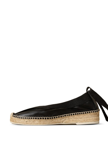  Hereu Horta Round-toe Elasticated Espadrilles - Black 