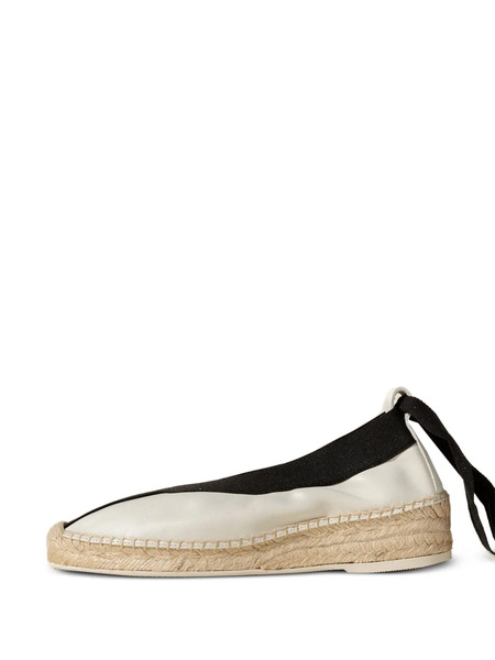  Hereu Horta Round-toe Elasticated Espadrilles - White 