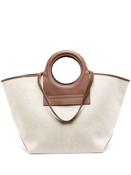  Hereu Large Cala Canvas Tote Bag - Neutrals 