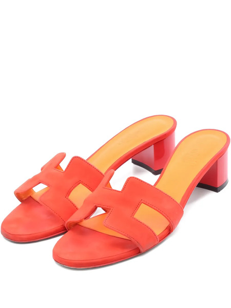  Hermès Pre-owned 2000s Oasis H-motif Sandals - Orange 