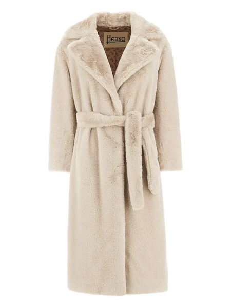  Herno Belted Coat - Neutrals 