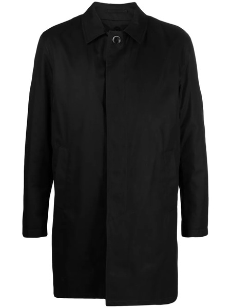 Herno Button-fastened Mid-length Trench Coat - Black 
