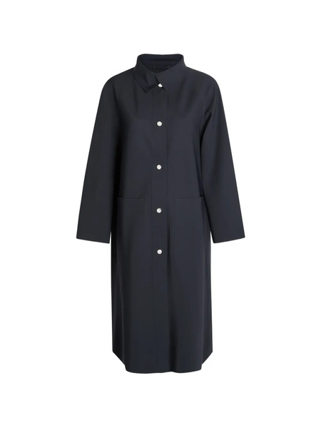  Herno Button Patch-pockets Coat - Blue 