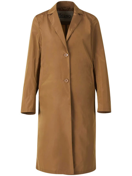  Herno Buttoned Garbadine Jacket - Brown 