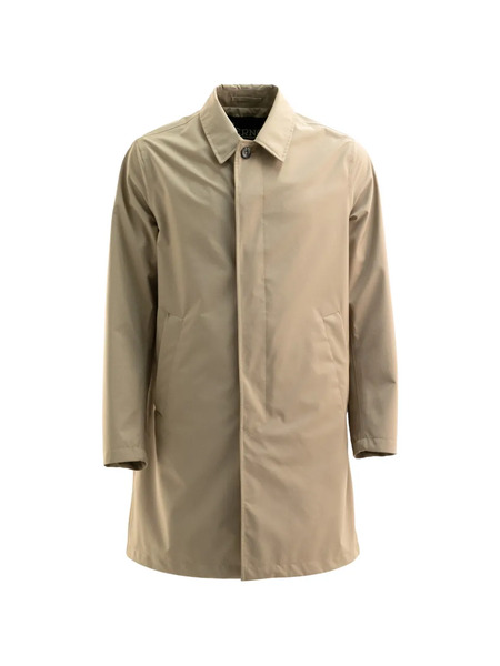  Herno Buttoned Raincoat - Neutrals 