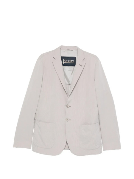  Herno Buttoned Textured Blazer - Grey 