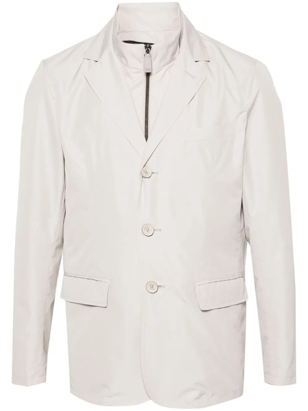  Herno Byron Layered Single-breasted Blazer - Neutrals 