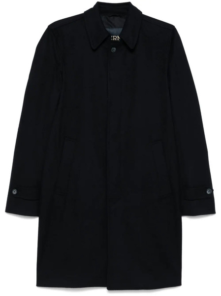  Herno Cashmere Coat - Blue 