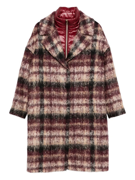  Herno Checked Single-breasted Coat - Neutrals 