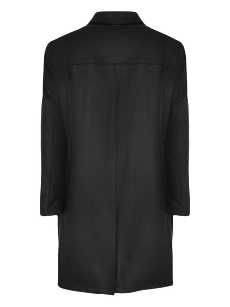  Herno Collared Coat - Black 