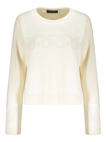  Herno Crew-neck Cropped Sweater - Neutrals 