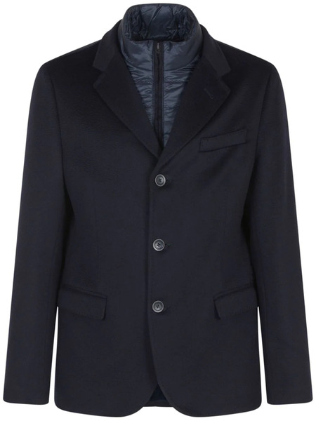  Herno Double-breasted Jacket - Blue 