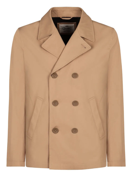  Herno Double-breasted Peacoat - Neutrals 