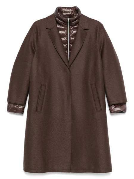  Herno Double-layered Coat - Brown 