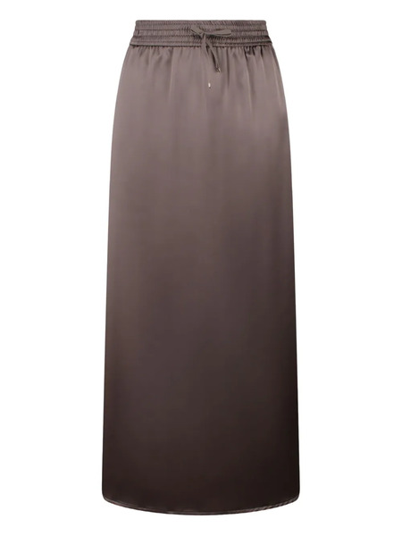  Herno Drawstring A-line Skirt - Brown 