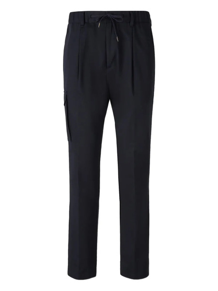  Herno Drawstring Cargo Trousers - Black 