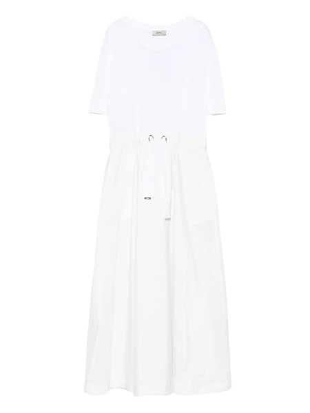  Herno Drawstring Midi Dress - White 