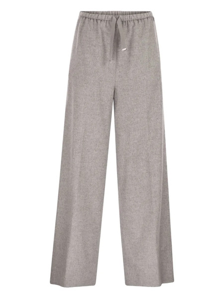  Herno Drawstring Straight Trousers - Grey 