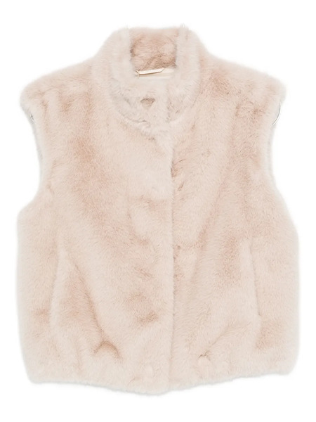  Herno Faux-fur Sleeveless Vest - Neutrals 