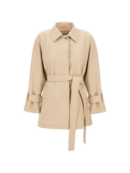  Herno Fresh Crinkle Woven Raincoat - Neutrals 