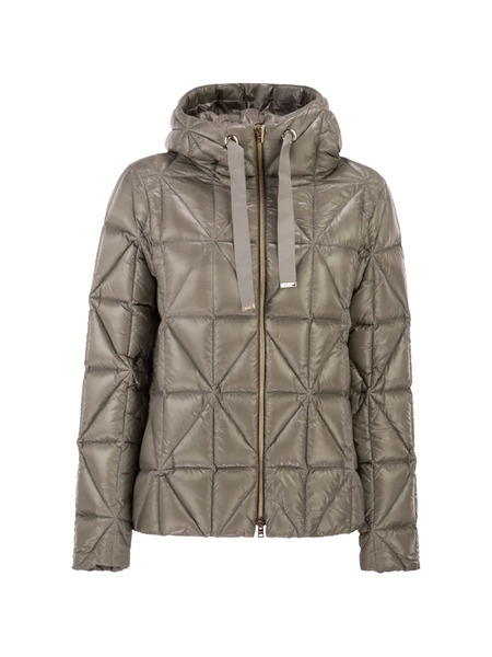  Herno Geometric Star Quilted Jacket - Grey 